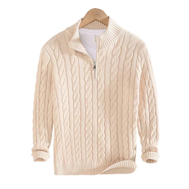 HUDSON - HALF ZIP SWEATER