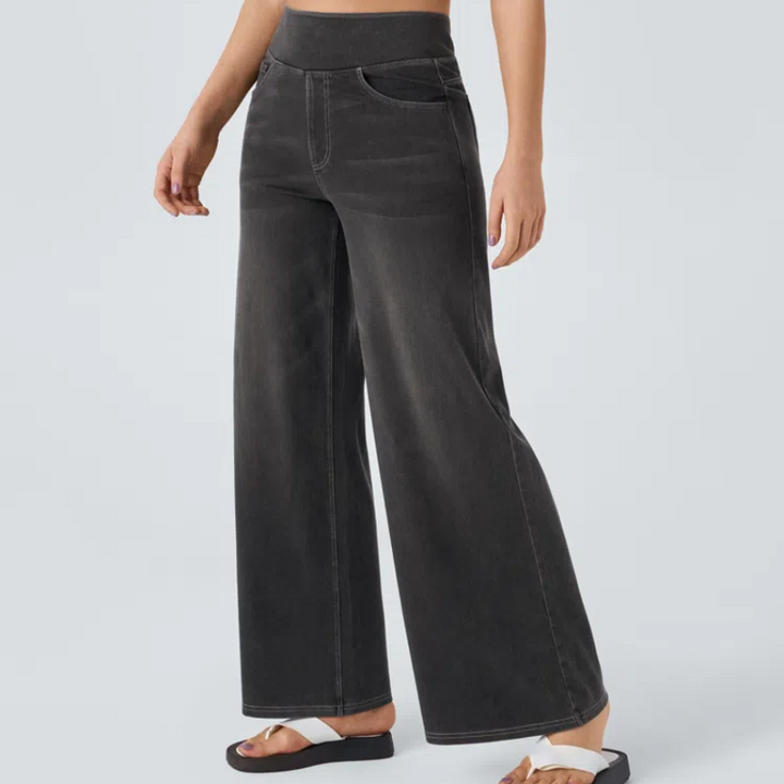 SOLÉNE - RELAXED FIT WIDE-LEG JEANS