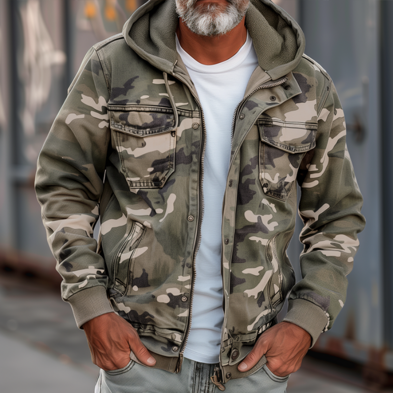 FELIX - CAMOUFLAGE CARGO JACKET