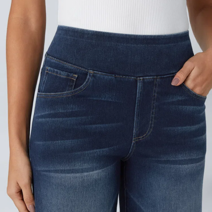 SOLÉNE - RELAXED FIT WIDE-LEG JEANS