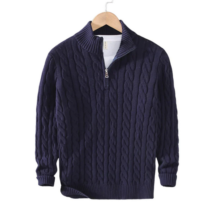 HUDSON - HALF ZIP SWEATER