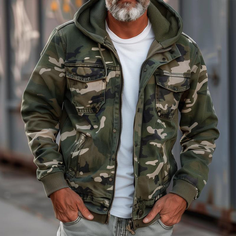 FELIX - CAMOUFLAGE CARGO JACKET