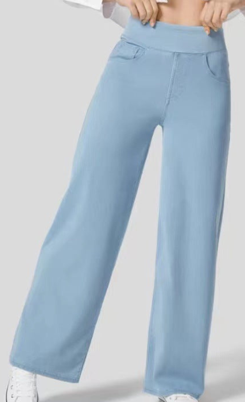 SOLÉNE - RELAXED FIT WIDE-LEG JEANS