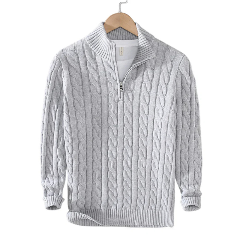 HUDSON - HALF ZIP SWEATER