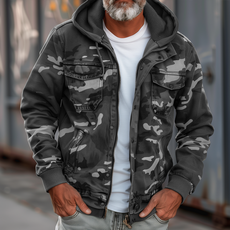 FELIX - CAMOUFLAGE CARGO JACKET