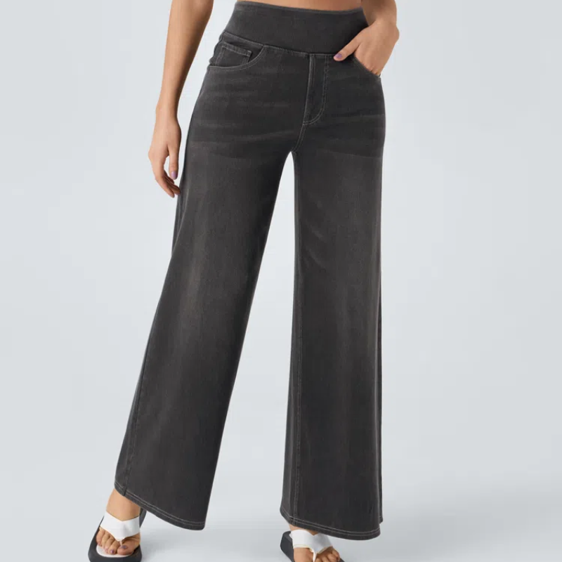 SOLÉNE - RELAXED FIT WIDE-LEG JEANS