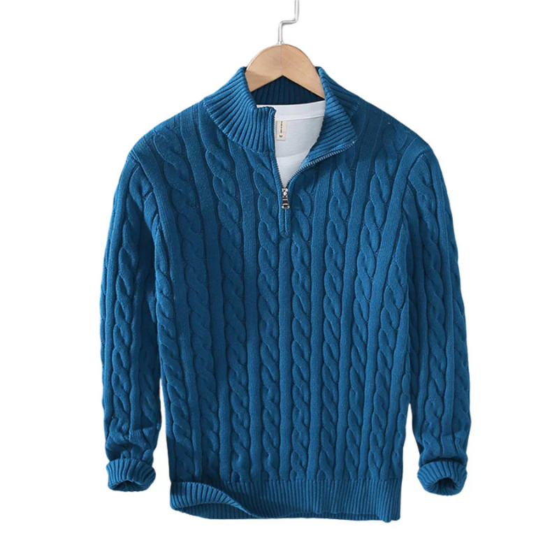 HUDSON - HALF ZIP SWEATER