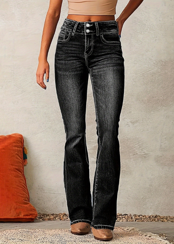 ISLA - FLARED JEANS WITH HIGH WAIST