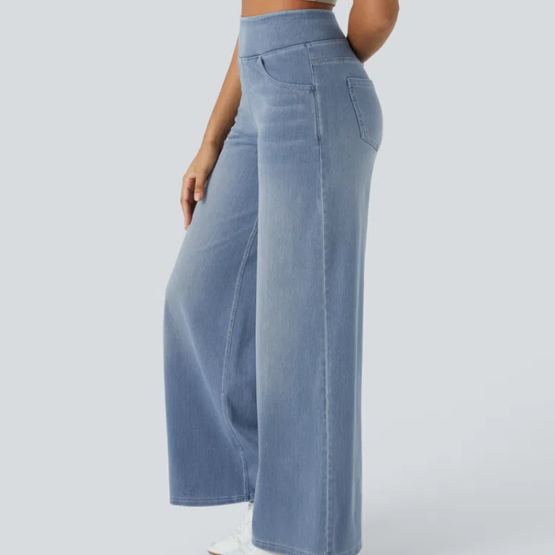 SOLÉNE - RELAXED FIT WIDE-LEG JEANS