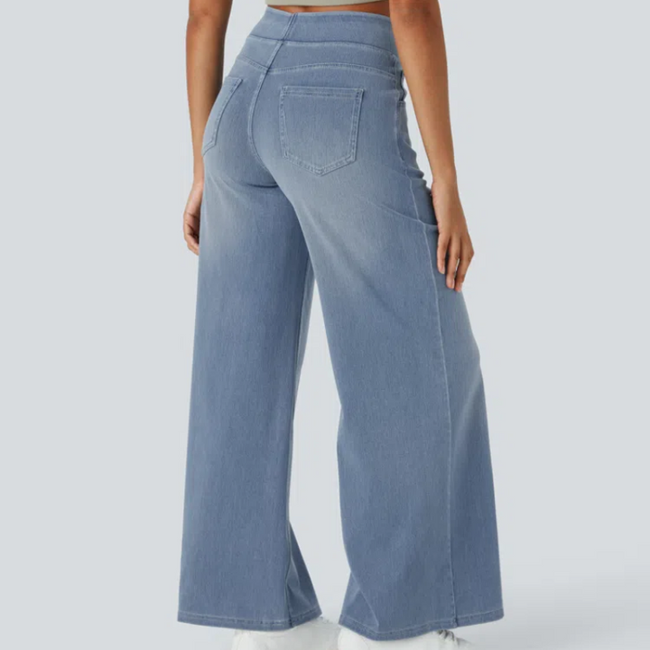 SOLÉNE - RELAXED FIT WIDE-LEG JEANS