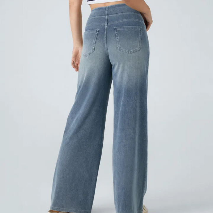 SOLÉNE - RELAXED FIT WIDE-LEG JEANS