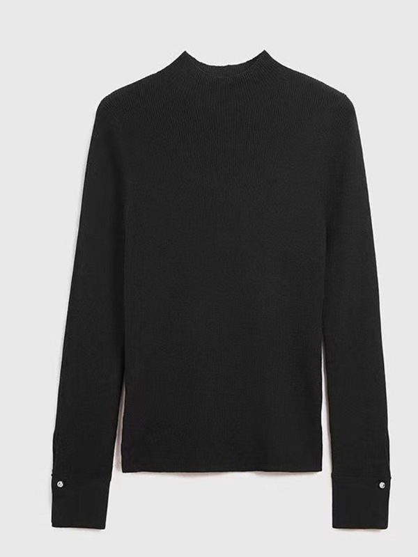 SOPHIA - CLASSIC TURLENECK SOLID SWEATER