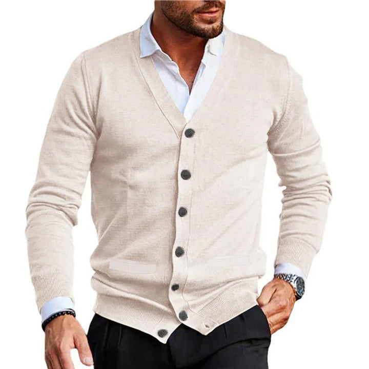 HENRY - CASUAL V-NECK CARDIGAN